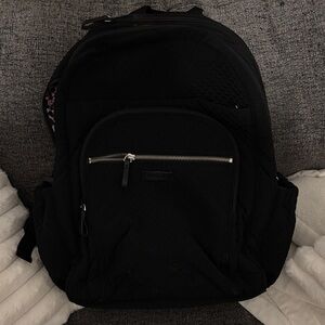 Vera Bradley Black Quilted Backpack